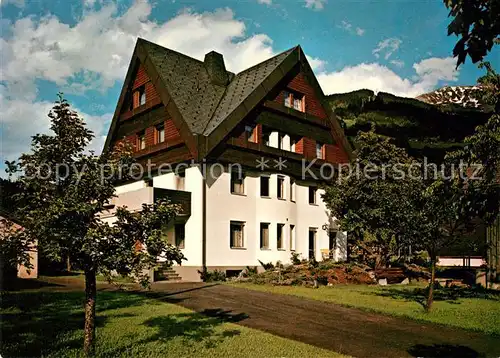 AK / Ansichtskarte Schruns_Vorarlberg Gaestehaus Davenna Schruns Vorarlberg