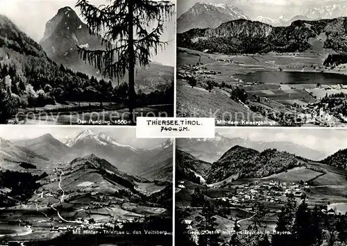 AK / Ansichtskarte Thiersee Landschaftspanorama Pendling Alpen Kaisergebirge Thiersee