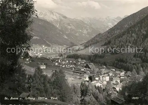 AK / Ansichtskarte St_Anton_Arlberg Panorama Wintersportplatz Alpen St_Anton_Arlberg