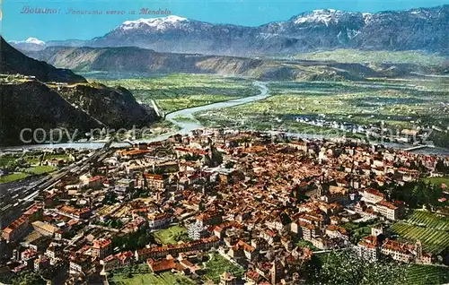AK / Ansichtskarte Bolzano Fliegeraufnahme Mendola Bolzano