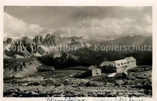 AK / Ansichtskarte Monte_Pez Rifugio di Bolzano Monte_Pez