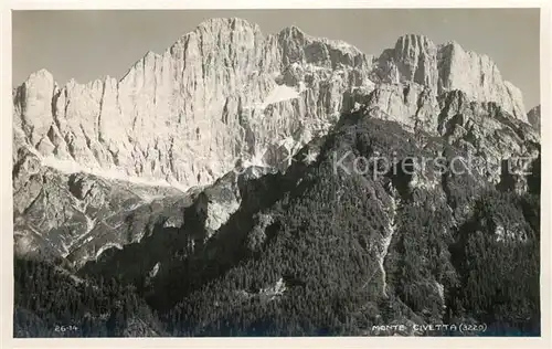 AK / Ansichtskarte Monte_Civetta Panorama Monte Civetta