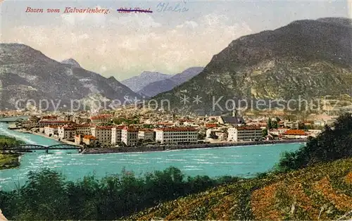 AK / Ansichtskarte Bozen_Suedtirol Kalvarienberg Bozen Suedtirol