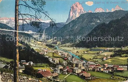 AK / Ansichtskarte St_Ulrich_Groeden_Tirol Panorama St_Ulrich_Groeden_Tirol