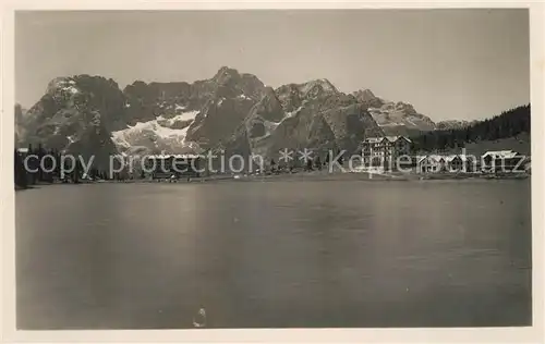 AK / Ansichtskarte Lago_di_Misurina Col Sorapis Panorama Lago_di_Misurina