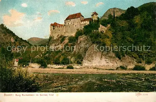 AK / Ansichtskarte Bozen_Suedtirol Burg Runkelstein Sarntal Bozen Suedtirol