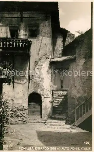 AK / Ansichtskarte Suedtirol Chiusa d Isarco Suedtirol