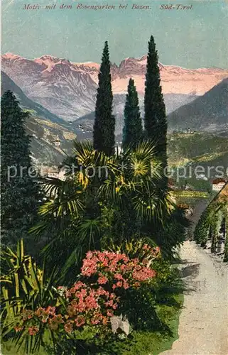 AK / Ansichtskarte Bozen_Suedtirol Rosengarten Bozen Suedtirol