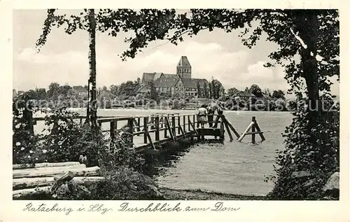 AK / Ansichtskarte Ratzeburg Blick zum Dom Ratzeburg