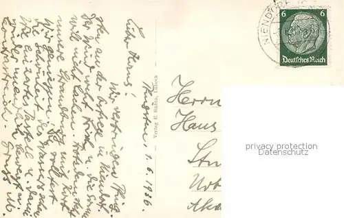 AK / Ansichtskarte Niendorf_Ostseebad Seestimmung Segelboot Niendorf_Ostseebad