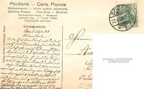 AK / Ansichtskarte Soest_Arnsberg Beruehmtes Fenster in der Wiesenkirche Soest_Arnsberg