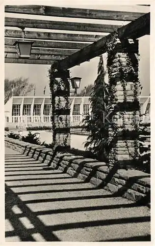 AK / Ansichtskarte Essen_Ruhr Reichsgartenschau 1938 Ruhrsandsteinpergola im Grossen Blumenhof Essen_Ruhr