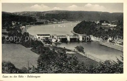 AK / Ansichtskarte Essen_Ruhr Baldeneysee Panorama Essen_Ruhr