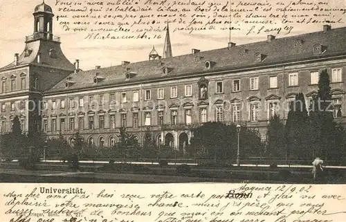 AK / Ansichtskarte Bonn_Rhein Universitaet Bonn_Rhein