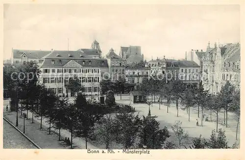 AK / Ansichtskarte Bonn_Rhein Muensterplatz Bonn_Rhein