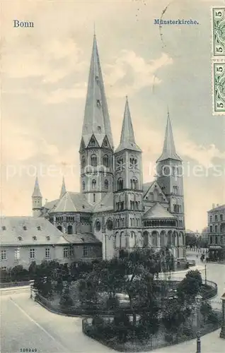 AK / Ansichtskarte Bonn_Rhein Muensterkirche Bonn_Rhein