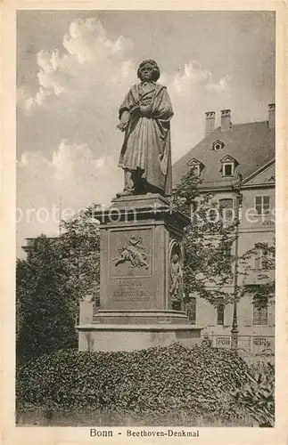 AK / Ansichtskarte Bonn_Rhein Beethoven Denkmal Bonn_Rhein