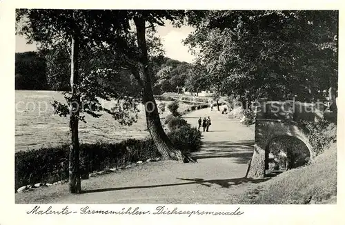 AK / Ansichtskarte Malente Gremsmuehlen Diekseepromenade Malente Gremsmuehlen