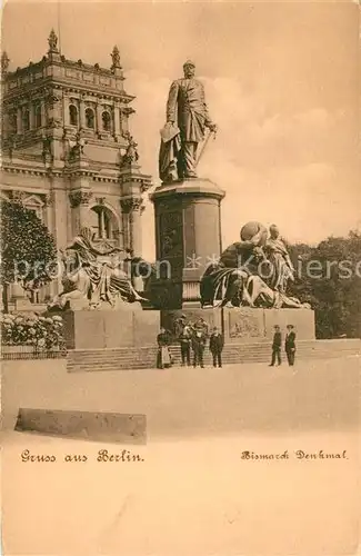 AK / Ansichtskarte Berlin Bismarck Denkmal Berlin