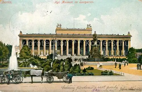AK / Ansichtskarte Berlin Kgl Museum im Lustgarten Berlin