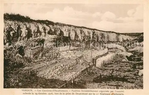 AK / Ansichtskarte Verdun_Meuse Les Carrieres d Haudromont Verdun Meuse