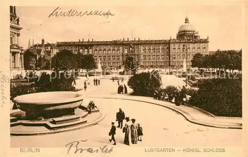 AK / Ansichtskarte Berlin Lustgarten Kgl Schloss Berlin