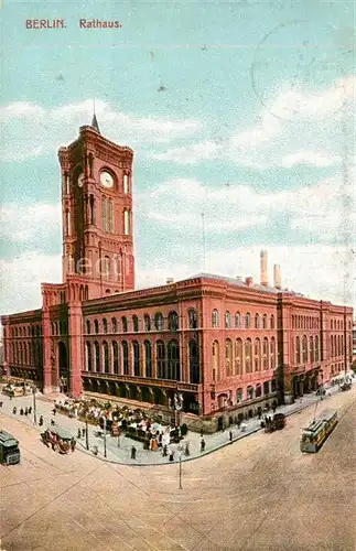 AK / Ansichtskarte Berlin Rathaus Berlin