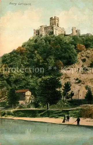 AK / Ansichtskarte Niederlahnstein Burg Lahneck Niederlahnstein