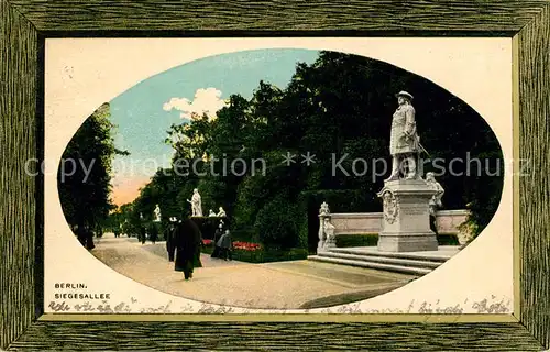AK / Ansichtskarte Berlin Siegesallee Berlin
