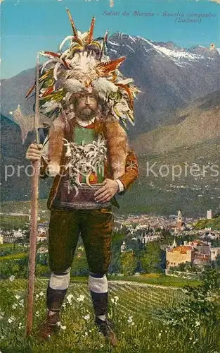 AK / Ansichtskarte Merano_Suedtirol Guardia campestre Merano Suedtirol