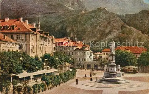 AK / Ansichtskarte Bolzano Piazza Walter col Virgolo Bolzano
