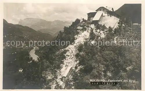 AK / Ansichtskarte Bolzano Funicolare del Virgl Bolzano