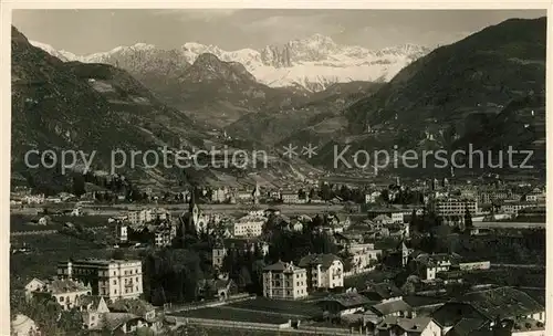 AK / Ansichtskarte Bolzano con Catinaccio Bolzano