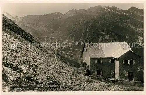 AK / Ansichtskarte Gruppo_dell_Ortler Rifugio Aldo Borletti verso Stelvio Gruppo_dell_Ortler