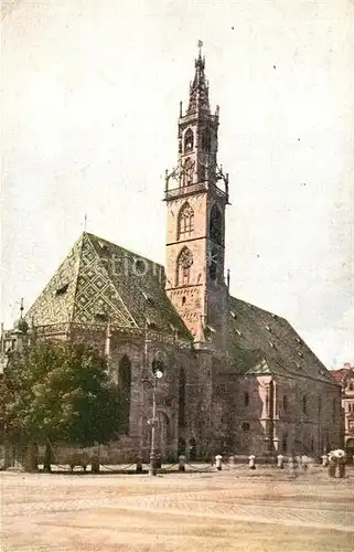 AK / Ansichtskarte Bozen_Suedtirol Pfarrkirche Bozen Suedtirol