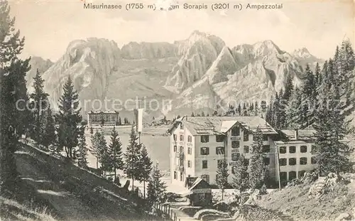 AK / Ansichtskarte Sorapis Misurinasee Ampezzotal Sorapis