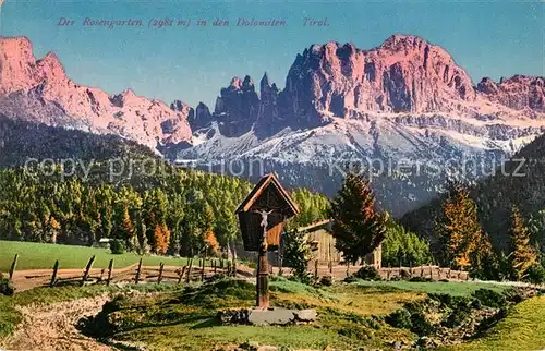 AK / Ansichtskarte Dolomiten Der Rosengarten Dolomiten