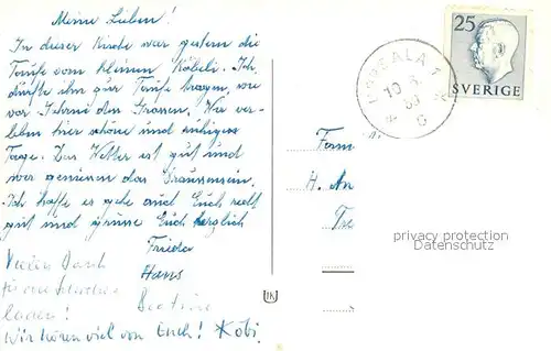 AK / Ansichtskarte Uppsala Domkyrka Uppsala