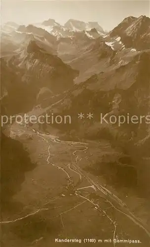 AK / Ansichtskarte Kandersteg_BE Gemmipass Kandersteg_BE