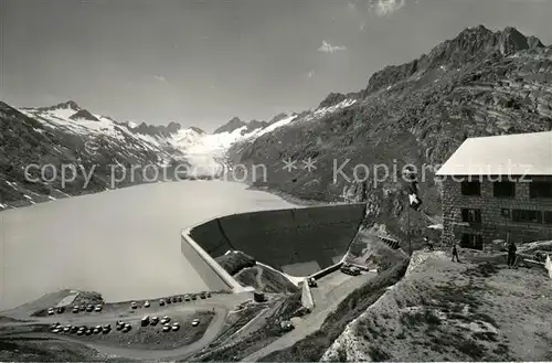 AK / Ansichtskarte Guttannen Oberaarsee Berghaus Oberaar Loeffelhorn Oberaarjoch Guttannen