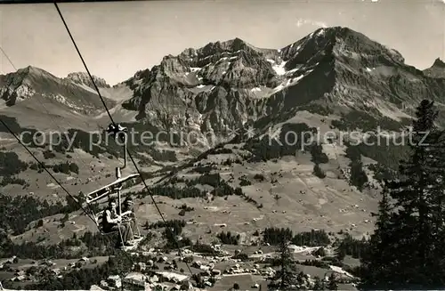 AK / Ansichtskarte Adelboden Sesselbahn Bonderspitz Kl. Lohner Grosslohner Adelboden
