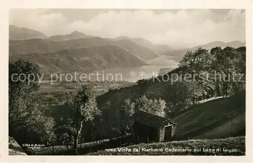 AK / Ansichtskarte Lugano_TI Kurhaus Cademario  Lugano_TI