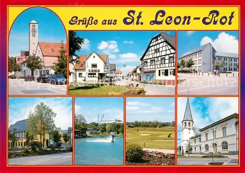 St_Leon Rot Rathaus Marktstrasse Golfplatz Kulturzentrum Harres  St_Leon Rot