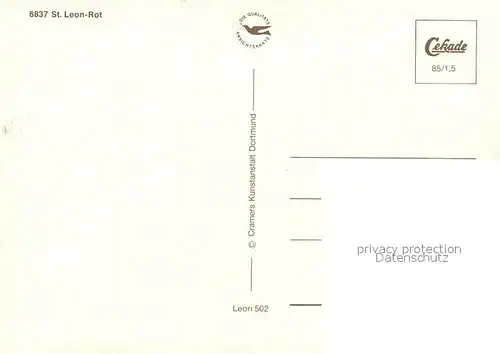 St_Leon Rot Hauptstrasse Rathaus Spielplatz Moenchsberg Schule Reitplatz St_Leon Rot