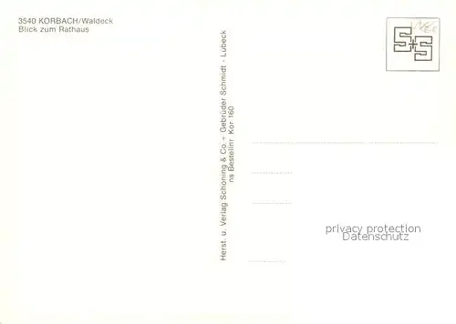 Korbach Brunnen Rathaus  Korbach