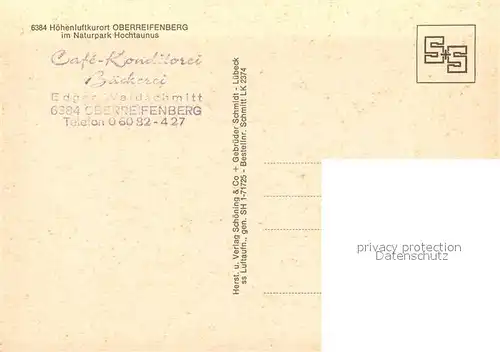 Oberreifenberg Fliegeraufnahme Oberreifenberg