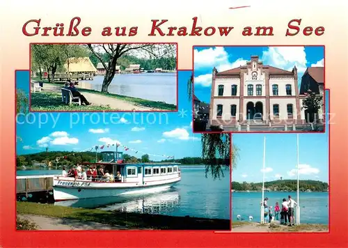 AK / Ansichtskarte Krakow_See Personenschiff  Krakow_See