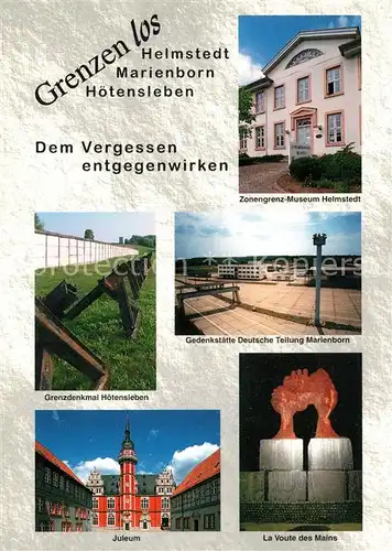 AK / Ansichtskarte Helmstedt Zonengrenz Museum Gedenkstaette Deutsche Teilung Marienborn  Helmstedt