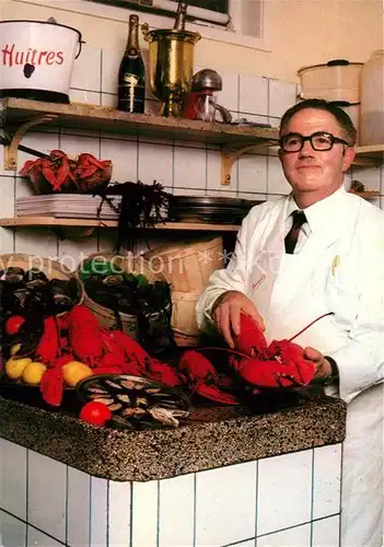 AK / Ansichtskarte Bruxelles_Bruessel Restaurant Francois Huitres Hummer  Bruxelles_Bruessel