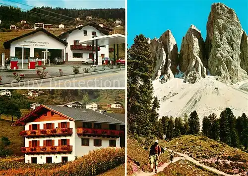 AK / Ansichtskarte Villnoess Visellhof Tankstelle  Villnoess